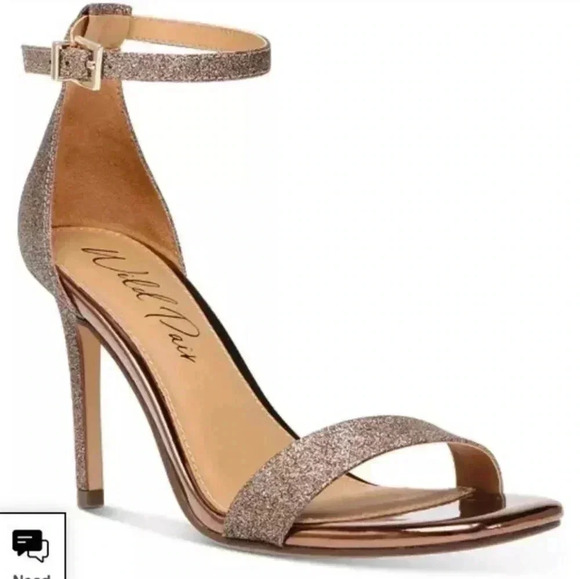 Wild Pair Glitter heels. Size 10 - Picture 1 of 8